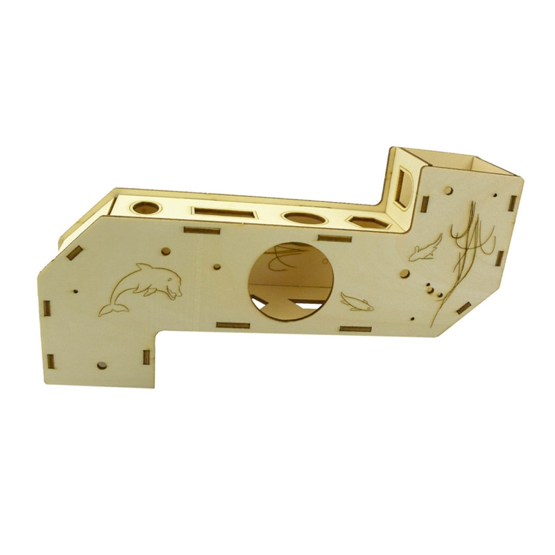 Hamstri mänguasjalabürint puidust torust tunneli puuri peidupaik Väikeloomad Mänguasjad puhkamiseks Avasta merisea tšintšilja 5 liiki