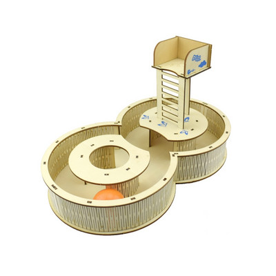 Kućica u labirintu za hrčka Drvene sportske staze Tunel za skrovište Istraživanje Igračke za gerbile Mali glodavci Vježbajte i igrajte se 5 vrsta