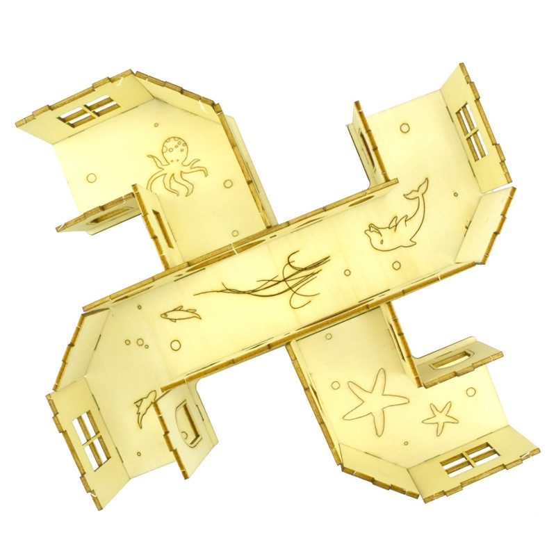 Kućica u labirintu za hrčka Drvene sportske staze Tunel za skrovište Istraživanje Igračke za gerbile Mali glodavci Vježbajte i igrajte se 5 vrsta