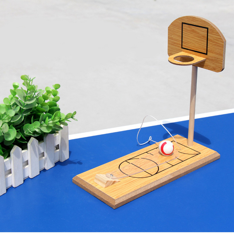 Krepšinio žaidimo žaislas darbalaukis, šaudymas iš medžio vaikams, stalviršis, pirštas, mini lankelis, mokomasis modulis Miniatiūrinis kalėdinis juokingas