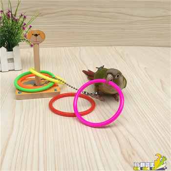 AHUAPET Bird Toys Canary Training Pet Interactive Toys for Parrots and Totoro Medium Large Parrot Εκπαιδευτικά παιχνίδια για πτηνά