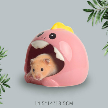 Hedgehog Little Monster Ceramic Nest Ceramic Chinchilla Nest Hamster Squirrel Guinea Pig Πορσελάνη Φωλιά Χάμστερ