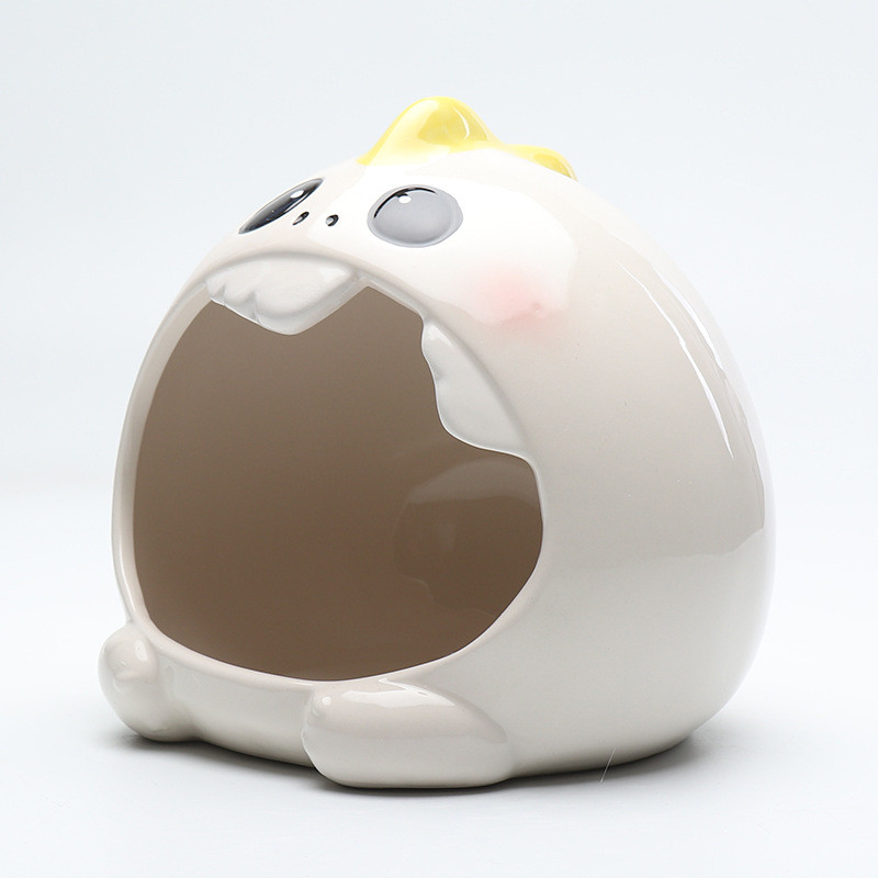 Hedgehog Little Monster Ceramic Nest Ceramic Chinchilla Nest Hamster Squirrel Guinea Pig Πορσελάνη Φωλιά Χάμστερ