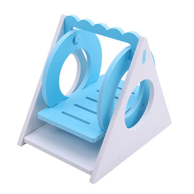 Jucării pentru hamsteri Leagăn ecologic din lemn pentru animale de companie, culoare bomboană, șoareci, șobolan, șoarece, produse pentru animale de companie, accesorii jucării, leagăne creative