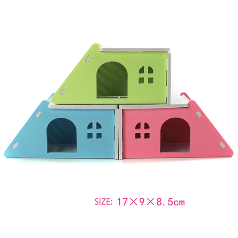 Lemmikloomade siili lossi mänguasi Lemmikloomade maja vaateplatvormi redel lemmikloomatooted 1 tk Hamstri maja Hamstri pesa puidust