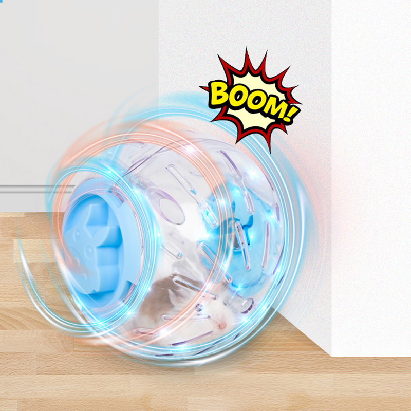 Pārnēsājamas āra sporta bumbu slīpēšanas žurkas mazas mājdzīvnieku grauzēju peles skriešanas bumbas Rotaļlieta kāmja ģerbļa žurkas vingrošanas mini rotaļlietas ar bumbu