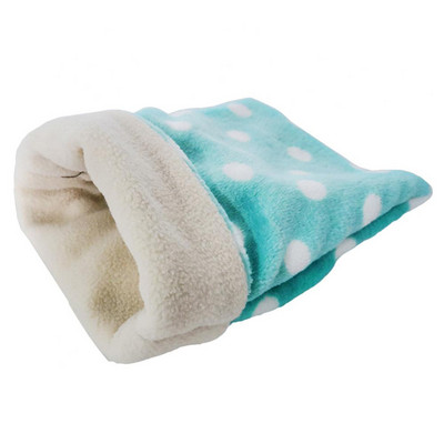 Armas mini merisea täpiline plüüsis magamiskott lemmiklooma voodipesa hamstrile