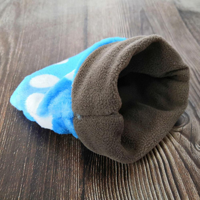 Armas mini merisea täpiline plüüsis magamiskott lemmiklooma voodipesa hamstrile