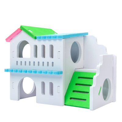 Platformă din lemn pentru teren de joacă pentru hamsteri Jucărie pentru rozătoare Jucărie naturală pentru ascunzătoare