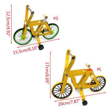 Папагали Пъзел Играчка Велосипед Играчки за домашни птици Играчки за обучение на папагал Интелигентност Играчки за птици Аксесоари Трик Настолна играчка за домашни любимци Консумативи за птици