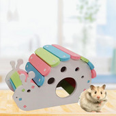 Χάμστερ Σπίτι Αδιάβροχο κρησφύγετο ινδικού χοιριδίου Σπίτι Ζωντανή Καλύβα Κρησφύγετο Αρουραίων Θυρίδα ασφαλείας Σπίτι