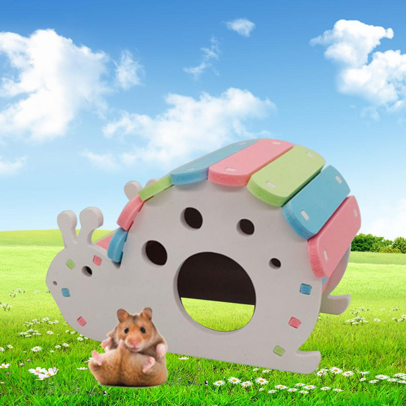 Χάμστερ Σπίτι Αδιάβροχο κρησφύγετο ινδικού χοιριδίου Σπίτι Ζωντανή Καλύβα Κρησφύγετο Αρουραίων Θυρίδα ασφαλείας Σπίτι