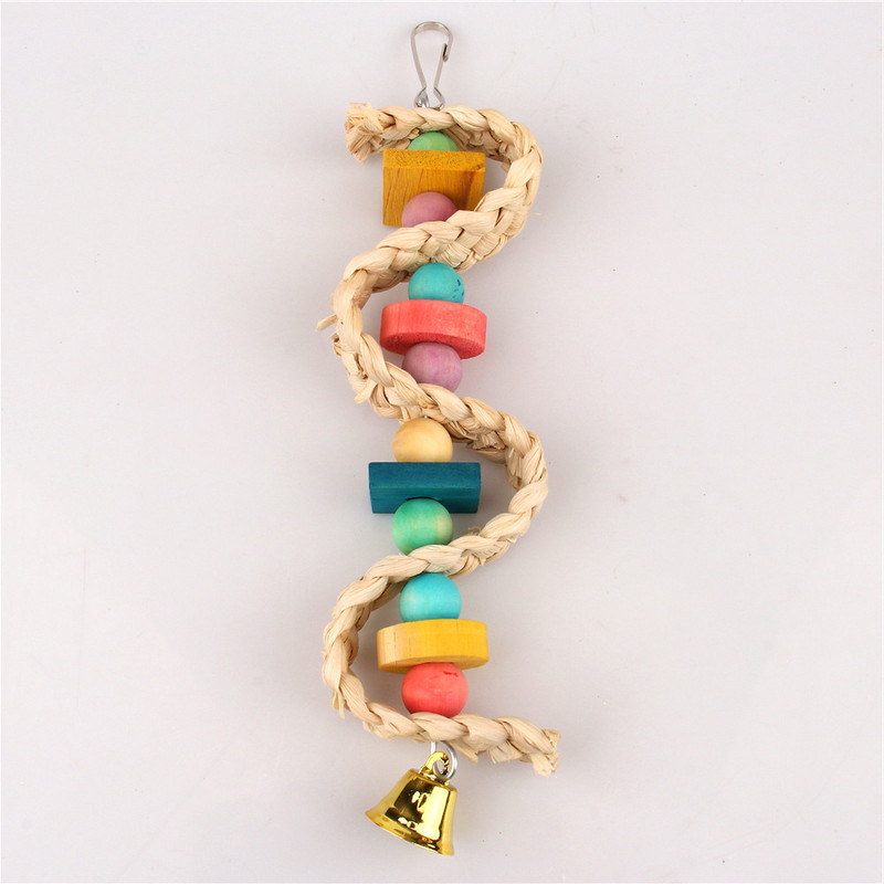 Lemmiklind papagoi mänguasjakomplekt närimis- ja seismismänguasjad kellukestega väikestele lindudele Kukepapagoi papagoi papagoi kakaduu armulind