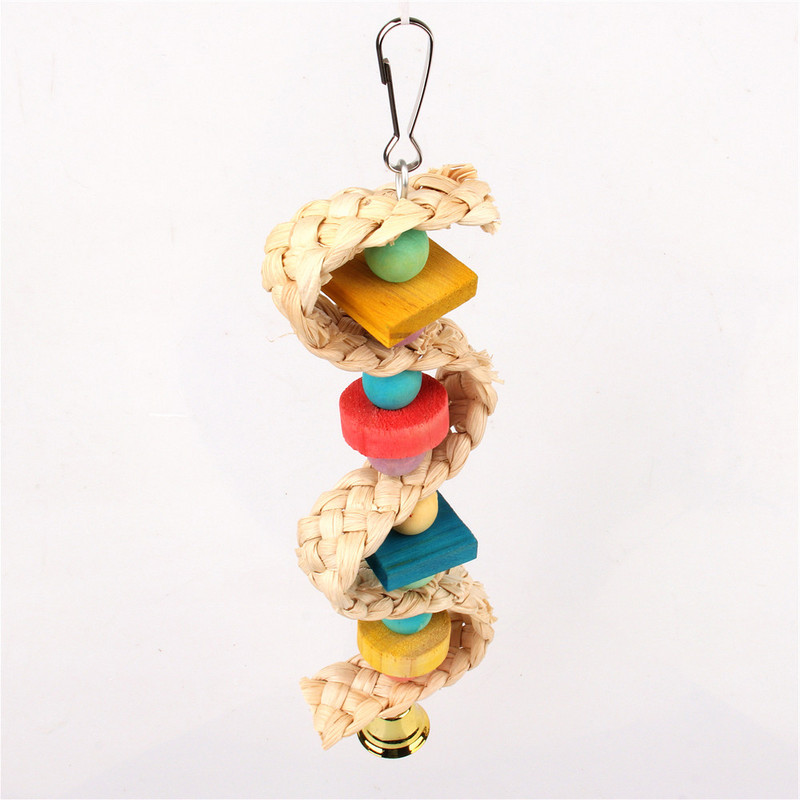 Lemmiklind papagoi mänguasjakomplekt närimis- ja seismismänguasjad kellukestega väikestele lindudele Kukepapagoi papagoi papagoi kakaduu armulind