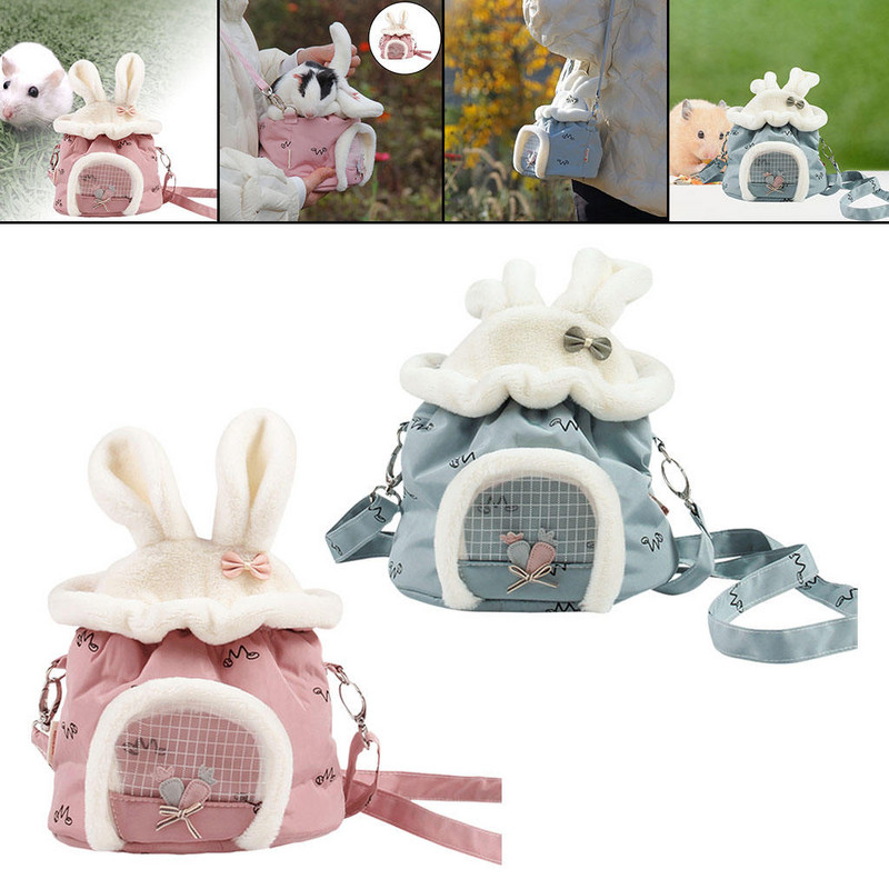 Légáteresztő hörcsög hordtáska utazó hordozó mókus sün számára