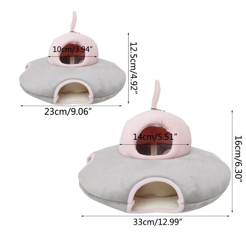 Mini Animal Hamster Hamac Atânzurabil Drăguț Pet Veveriță Chinchilla Dormit Pat Cuib Accesorii