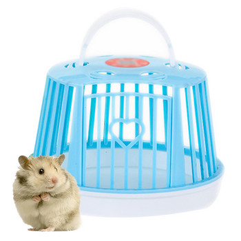 Голям капацитет Мини сладка клетка за хамстери Еднослойна преносима клетка за хамстер Habitat Pet Cage за малки животни Консумативи за носене на домашни любимци