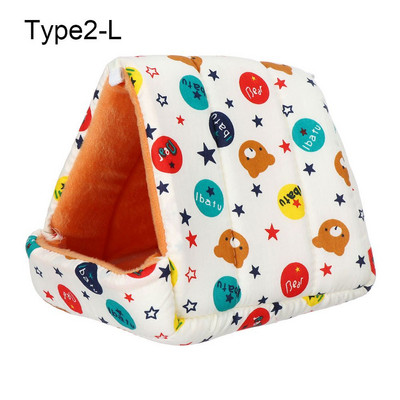 1PC Pat calduros pentru dormit pentru animale mici, cuib de hamster de pluș, hamac, porcușor de Guineea, cușcă pentru veverițe, agățat pentru casa caldă, accesorii pentru animale de companie