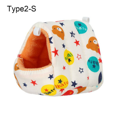 1PC Pat calduros pentru dormit pentru animale mici, cuib de hamster de pluș, hamac, porcușor de Guineea, cușcă pentru veverițe, agățat pentru casa caldă, accesorii pentru animale de companie