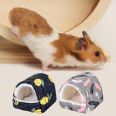 Hamstripesa suur ruum, riie puhata ja magada kirsimustriga oravamaja Hamstri maja sügiseks