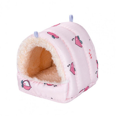 Hamstripesa suur ruum, riie puhata ja magada kirsimustriga oravamaja Hamstri maja sügiseks