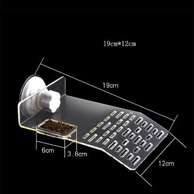 Vėžlio platforma akvariumas, atsparus aukštai temperatūrai, stiprus siurbimas, akrilo lenta vėžlio žaidimų poilsiui plūduriuojanti kaitinimosi terasa