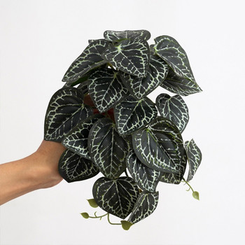 Φυτά Terrarium Τεχνητά για Διακοσμήσεις Οικοτόπων με Τροπικά Φύλλα Ερπετών