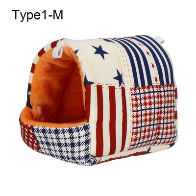 Jauka, maza dzīvnieka guļamvieta Plīša kāmja ligzda šūpuļtīkls Jūrascūciņas vāveres būris pakarināms mājas Ziemas silta māja Mājdzīvnieku piederumi