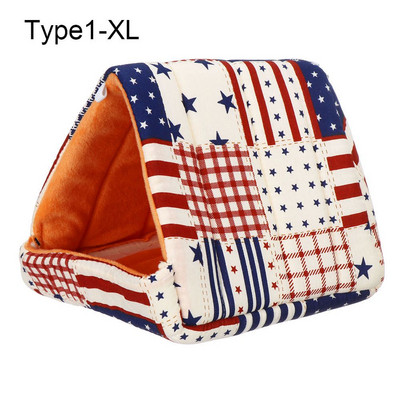 Jauka, maza dzīvnieka guļamvieta Plīša kāmja ligzda šūpuļtīkls Jūrascūciņas vāveres būris pakarināms mājas Ziemas silta māja Mājdzīvnieku piederumi