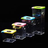 Roomajate kasvatuskast läbipaistev akrüülist roomajate söödakast putukakast mantise kasvatuskast putukate roomajate puur terraarium terraarium