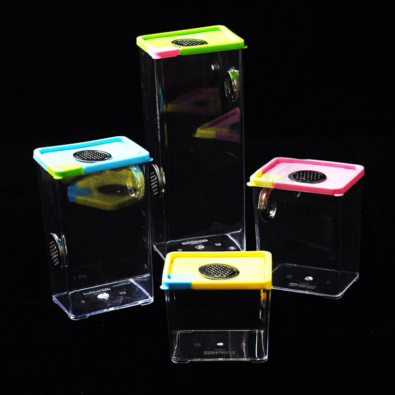 Roomajate kasvatuskast läbipaistev akrüülist roomajate söödakast putukakast mantise kasvatuskast putukate roomajate puur terraarium terraarium