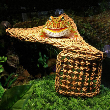 Ερπετοειδές αιώρα Terrarium Διακόσμηση για ξαπλώστρες σαύρας Μικρά καβούρια ερημιτών Geckos Bed Birds Ερπετά χαλάκια Προμήθειες για κατοικίδια