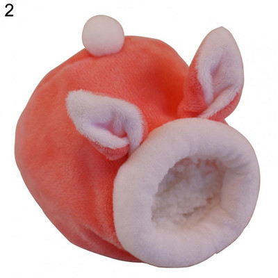 Χάμστερ Σπίτι Αξιολάτρευτο κοτόπουλο κουνέλι σε σχήμα μέλισσας κατοικίδιο ζώο Φωλιά Σπίτι βελούδινο Keep ζεστό Σκίουρος Χειμώνας ζεστό χαλάκι Κρεβάτι ινδικού χοιριδίου