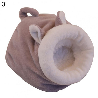 Χάμστερ Σπίτι Αξιολάτρευτο κοτόπουλο κουνέλι σε σχήμα μέλισσας κατοικίδιο ζώο Φωλιά Σπίτι βελούδινο Keep ζεστό Σκίουρος Χειμώνας ζεστό χαλάκι Κρεβάτι ινδικού χοιριδίου