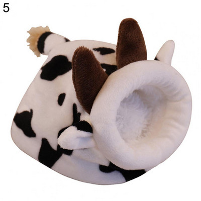 Χάμστερ Σπίτι Αξιολάτρευτο κοτόπουλο κουνέλι σε σχήμα μέλισσας κατοικίδιο ζώο Φωλιά Σπίτι βελούδινο Keep ζεστό Σκίουρος Χειμώνας ζεστό χαλάκι Κρεβάτι ινδικού χοιριδίου