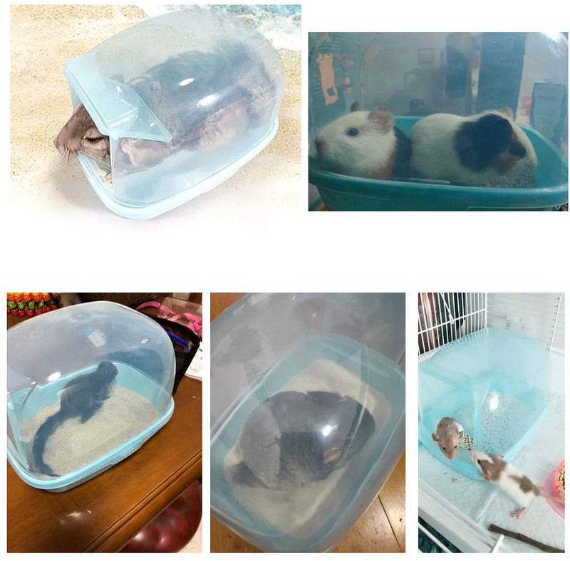 Šinšillas sausā vanna Ezis smilšu istaba Pirts Tualete Dušas telpa Mazo dzīvnieku pirts Māja Degus Vāvere Putekļu vanna Mājdzīvnieki Vannas istaba