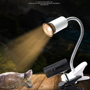 UVB E27 Лампа за домашни любимци, влечуги, щипка, крушка, държач за лампа, костенурка, комплект UV нагревателна лампа, светлина за костенурки, гущери, осветление, щепсел за ЕС