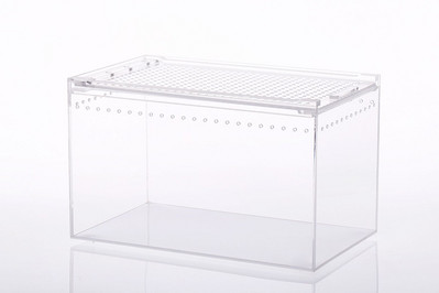 Cutie acrilică transparentă de reproducere a reptilelor păianjen șopârlă amfibieni terariu impermeabil pentru animalele de companie.