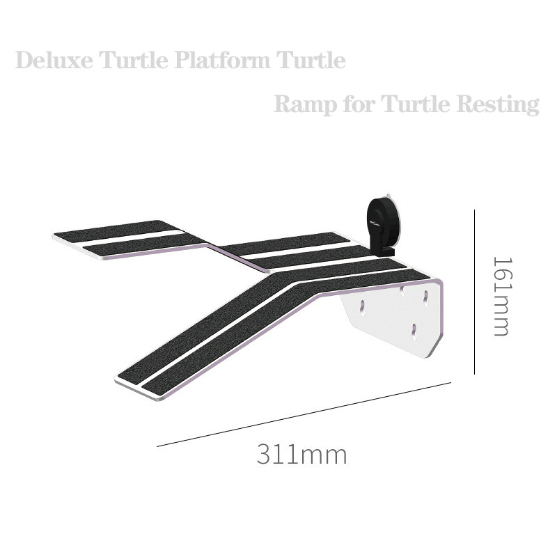 Малки домашни любимци Костенурка, която почива, грее се, Платформа за сушене, Влечуго, Костенурка, Катереща се стълба, Симулирана тревна площ, Декорация на аквариум, Декор на местообитания