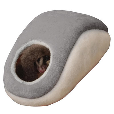 Väike lemmikloom armas pehme plüüsist pesa orava hamstri puuvillane voodi Väike lemmiklooma soe maja Mugav väikeloomatuba