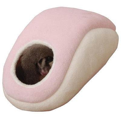 Väike lemmikloom armas pehme plüüsist pesa orava hamstri puuvillane voodi Väike lemmiklooma soe maja Mugav väikeloomatuba