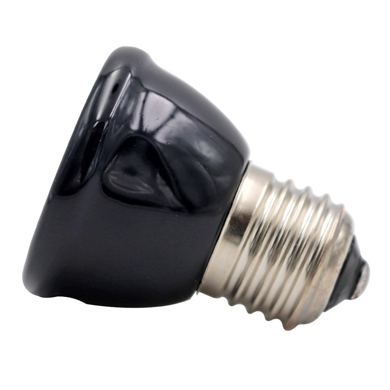 E27 naminių gyvūnėlių šildymo lempa Mini infraraudonųjų spindulių keraminė spinduliuotė šilumos lemputė Naminiai gyvūnai Vėžlys šildymo šviesos dėžutės šildomos lemputės 25/50/75/100W