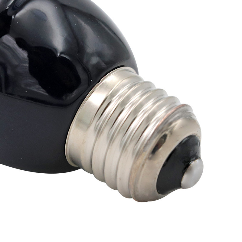 E27 naminių gyvūnėlių šildymo lempa Mini infraraudonųjų spindulių keraminė spinduliuotė šilumos lemputė Naminiai gyvūnai Vėžlys šildymo šviesos dėžutės šildomos lemputės 25/50/75/100W