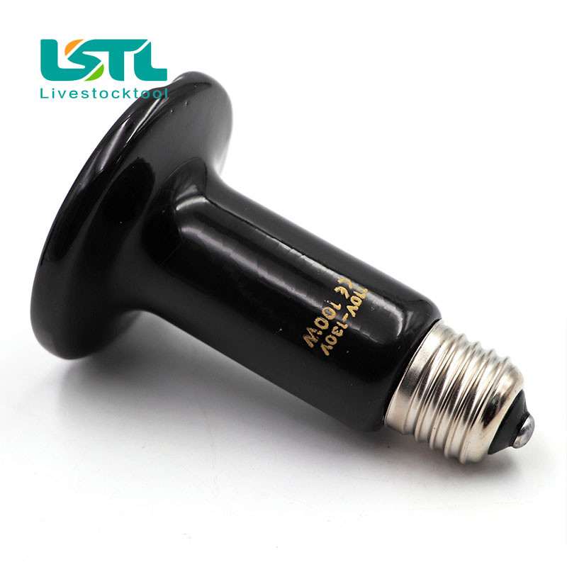 2 gab. Mājdzīvnieku rāpuļu apsildes spuldze Infrasarkanā keramiskā izstarotāja siltuma lampas Mājdzīvnieku brooder rāpuļu lampa 220V-240V