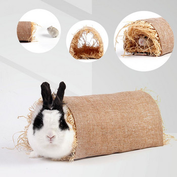 Φιλικό προς το περιβάλλον Προμήθειες για κατοικίδια Παιχνίδι Hamster Bunny Grass Tunnel για κατοικίδια