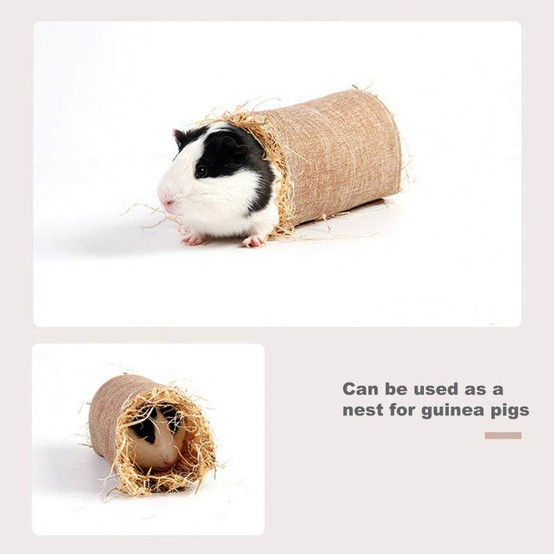 Φιλικό προς το περιβάλλον Προμήθειες για κατοικίδια Παιχνίδι Hamster Bunny Grass Tunnel για κατοικίδια