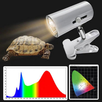 25/50/75W UVA+UVB Лампа за влечуги Крушка за костенурка UV крушки Нагряваща светлина Пълен спектър Слънчева лампа за земноводни Гущери