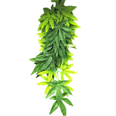 12 ιντσών Reptile Lizards Διακόσμηση Terrarium DIY Ενυδρείο Fish Tank Plant Fake Hanging Realistic Artificial Vine Pet Supplies