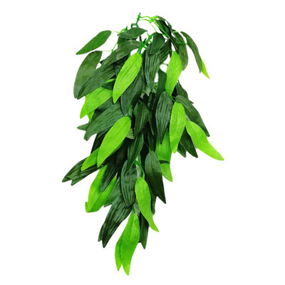 12 ιντσών Reptile Lizards Διακόσμηση Terrarium DIY Ενυδρείο Fish Tank Plant Fake Hanging Realistic Artificial Vine Pet Supplies