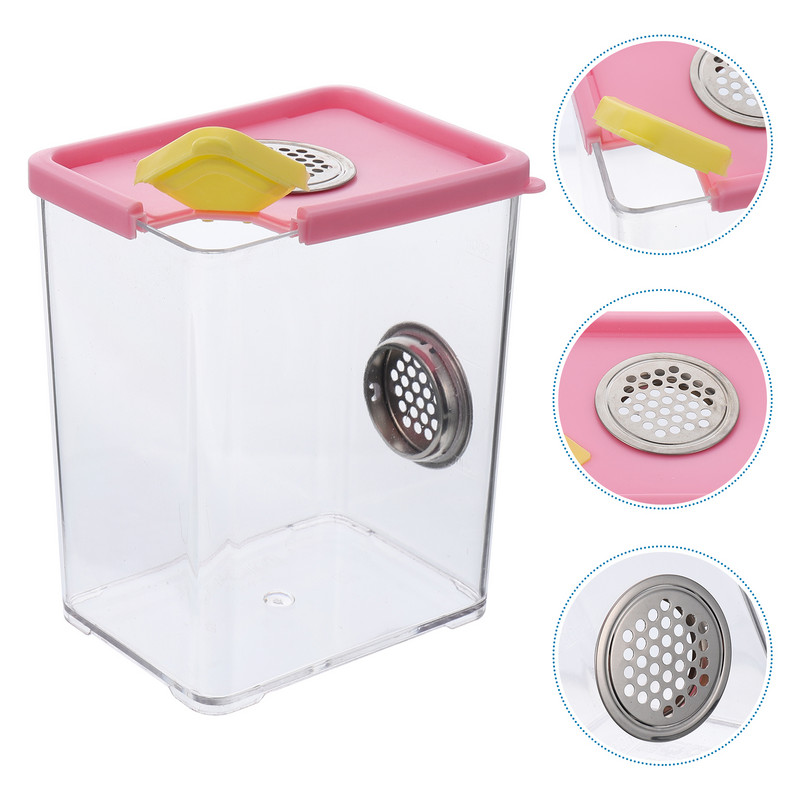 Kutija Gmaz Terarij Pauk Nosač za hranjenje Zmija Kućište Spremnik Stanište Uzgoj tarantule Puž Čuvar Kornjača InsektŽaba